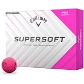 Custom Callaway Golf Supersoft Matte Pink Golf Balls - 2025 Model