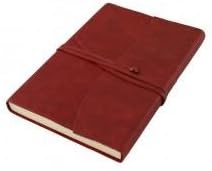 Amalfi Small Leather Journal, Red