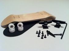 SFB Complete Wooden Fingerboard-Trucks, Bearing Wheels, Grip
