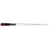 Simply Simmons Extra-Firm Synthetic Long Handle Brushes Filbert LH 8