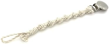 Macrame Pacifier Clip - Braided Cutie Clip (Max)