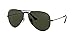 Ray-Ban Rb3025 Large Metal Aviator Sunglasses 58 Mm, Black, Size 58 Mm