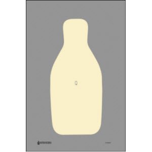 Amazon.com : STANDARD FBI-Q TARGETS ON TARGET PAPER 25 PACK : Hunting ...