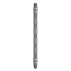 Amerock | Cabinet Pull | Black Chrome/Satin Nickel