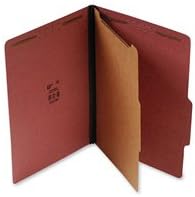 Classification Folder,1 Divider,4 Fasteners,Legal,20/BX,GN, Sold as 1 Box, 20 Each per Box