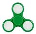LED With Switches Hand Tri-Spinner Fidget Finger Toy 3 Light Settings With Premium Hybrid High Speed Ceramic Bearings Stress Reliever Anxiety Reducer ADD Killing Time Maintaining Focus (Green)