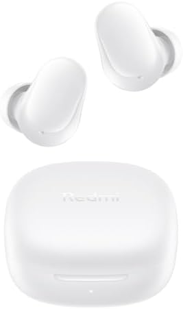 Redmi Buds 6 Play - Auriculares inalámbricos, cancelación de Ruido, Ligeros, hasta 36 Horas de autonomía, Bluetooth 5.4, Blanco (Versión ES)