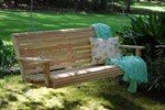 4 Ft Cypress Rolled Porch Swing