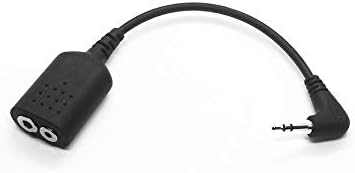 ADAPTOR FOR CONNECT ICOM 2 PIN EARPIECE TO MOTOROLA 1 PIN RADIO: TLKR, TALKABOUT, XTR, PMR, XTL446, SX500