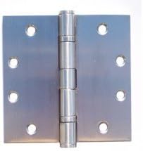4.5"x4.5"x3.0mm Square Corner Heavy Duty 2 Ball Bearing Stainless Steel Hinges