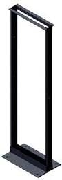 Racksonic Relay Rack 7' x 19" Black Aluminum 12-24