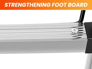 Escalera Telescópica Tipo A,Escalera Extensible de Aluminio Compacto de 5M, Escalera Telescópica Portátil para Autocaravana para Viajes al Aire Libre Con Barra Estabilizadora,Capacidad de 150KG