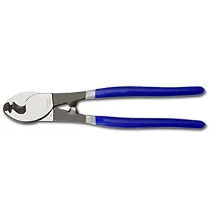 ThreeH Cable Cutter Wire Strippers Crimpers 10 Inch Wire Rope Cutter High Leverage Coaxial Cable Pliers for Aluminum Communications Copper
