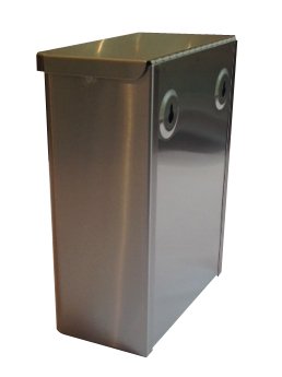 image for S.A.C. Sanitary Napkin Receptacle, Surface Mount, Steel, Measures: 7 