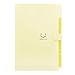 SKYDUE Letter A4 Paper Expanding File Folder Pockets Accordion Document Organizer (Yellow)