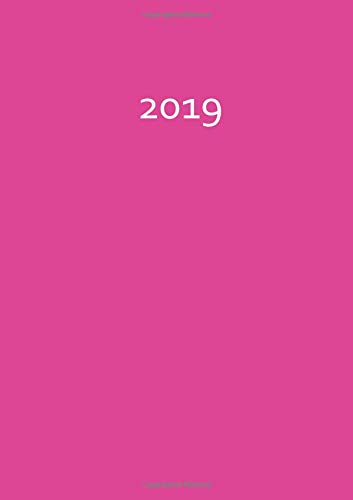 MY BIG FAT CALENDAR 2019 - pink (GB & US) - 1 day per page, DIN A4