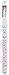 Sheffield Home, AMG and Enchante Accessories Pink Crackle Glass Curtain Rod 28 to 48-Inch, R6501W, White