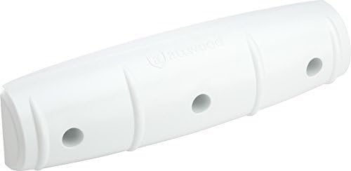 Attwood 93532-1 Softside UV-Resistant Marine 18-Inch Straight-Edge Dock Fender, White (Pack of 6) Image
