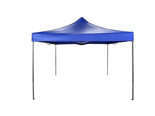 DITRON HOME AND LIVING Carpa Toldo Plegable 3x3 Impermeable Reforzada Estructura de Acero | Interior y Exterior | Incluye Bolsa de Transporte | Azul