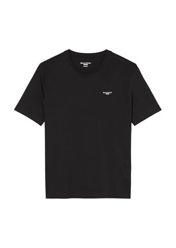 Marc OߴPolo Denim Herren T-Shirt aus Bio-Baumwolle Regular Fit, Schwarz (Black), M