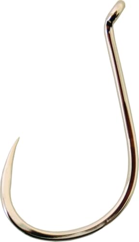 Gamakatsu 75012 Octopus Barbless Hook (6 Pack), Size 2/0, Nickel