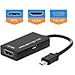 MHL to HDMI Adapter, Micro USB to HDMI Cable with Video and Audio Output for Android Smart Phones, Tablets with MHL function