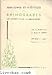 Anatomie et biologie des Rhinogrades by 