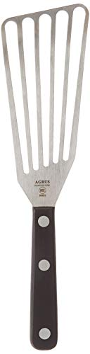 AGRUS - Fish Spatula - Slotted Turner - Stainless Steel - For Flipping Fish, Egg, Meat, Burgers, Omelets - Good Grips, 11 inch