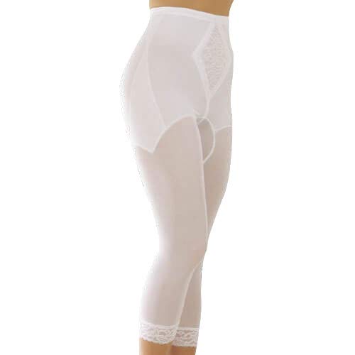 Rago Women's Medium Shaping Support Legging, Beige, 5X-Large (40)