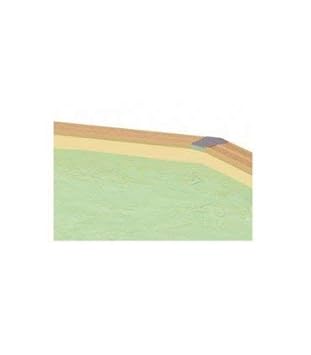 Liner Pour Piscine Bois Octogonale 610 X 400 X H130m Liner Beige