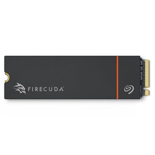 Seagate FireCuda 530R NVMe SSD 4TB, Für PS5/PC, M.2 PCIe Gen4 ×4 NVMe 1.4, bis zu 7.400 MB/s, 3D TLC NAND, 5.050 TBW, Kühlkörper, inkl. Data Rescue Se
