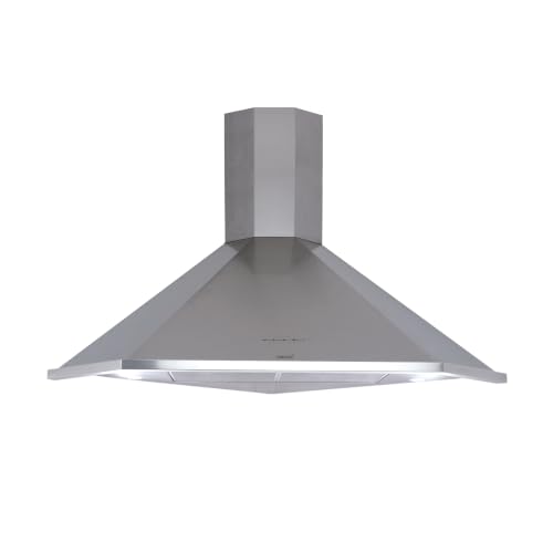 Cata Angolo Afzuigkap, 3 extractiestanden, breedte 100 cm, decoratieve hoekkap, roestvrijstalen afwerking, energie-efficiëntieklasse A