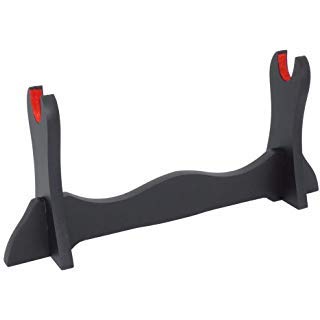 1 Layer 14.8'' Padded Protect Japanese Samurai Sword Katana Wakizashi Tanto Stand Holder Display Rack Support for All Sword (1 Layer) - Thumbnail 7