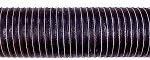 CAT-09 1.5" Black Neoprene Aeroduct - 10 ft