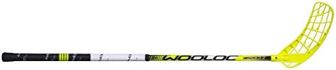 Wooloc Force 3.2 Floorball Stick, Yellow/White, 87cm, Left Hand