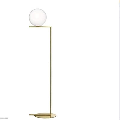 gold ball floor lamp