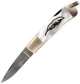 Moki Knives 810EL Leaf Lockback Knife with Genuine Mother of Pearl Handles