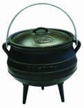 Best Duty Cast Iron Potjie Pot Size 3 - Including Complementary Lid Lifter Knob (Value $9.95) by Best Duty