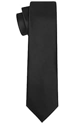 KissTies Mens Apple Red Tie Solid Wedding Necktie