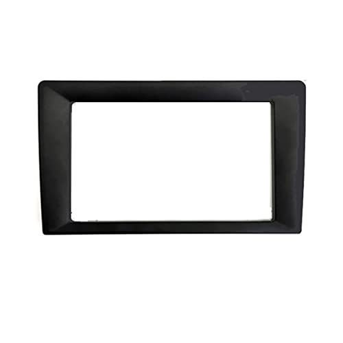 9 to 7'' inch Car Frame Fascia Bezel Adapter for Universal 2 Dobule Din Car Radio DVD CD Stereo GPS Navigation (Black)