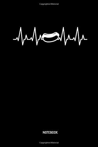 Notebook: Lined Heartbeat Hotdog Notebook / Journal. Great Hotdog Accessories & Novelty Gift Idea for all Sausage in a Bun & Hotdog Party Lover.