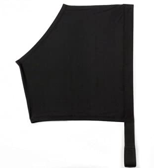 USG Shoulder Slicker with 4-Way Stretch Lycra/ Elastic Girth Strap/ Velcro Fastening, Size S, Black