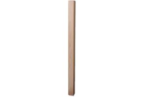 HOUSE OF FORGINGS Red Oak 4000 3-1/4 x 54 inch Blank Style Wood Newel Post for Stair Remodeling