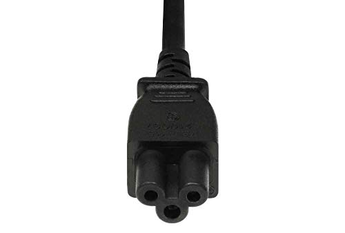 SF Cable 1 feet 18 AWG NEMA 5-15P to C5 Power Cord 3-Slot Mickey Mouse Style - Thumbnail 2