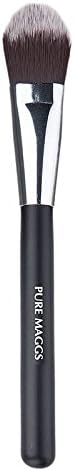 Pure Maggs Foundation Makeup Brush - Superior Quality Synthetic Fibers for Liquid Cream Foundations, Tinted Moisturizers, Concealer - Achieve A Flawless and Polished Makeup Base - Enjoy Big Savings