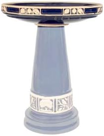 Amazon Com In The Garden And More Replacement Birdbath Bowl Top For Cobalt Blue High Gloss Glazed Ceramic Birdbath Garden Outdoor