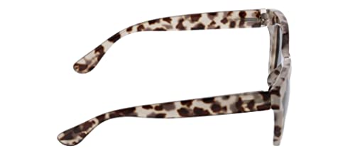 Peepers by PeeperSpecs Oprah\'s Favorite Women\'s Center Stage Oversized Blue Light Blocking Reading Glasses - Gray Tortoise +2.50