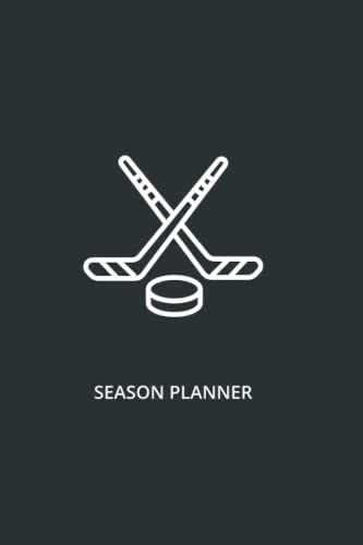 Hockey Coach Planner: Ice Hockey Season Planner - Coach Notebook, Practice Planner, Game Notes, Playbook, Ice Templates B&W (Hockey Essentials)