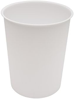 Kenney Manufacturing Storage Made Simple Plastic Waste Basket, White