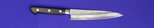 Kikuichi Cutlery Elite Warikomi Damascus Tsuchime Utility Knife 5.3-in.